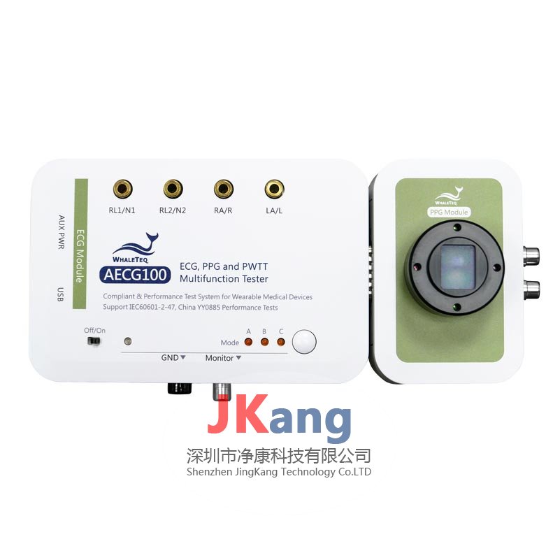 WhaleTeq AECG100脈搏血氧心電測試儀,ECG PPG性能測試儀