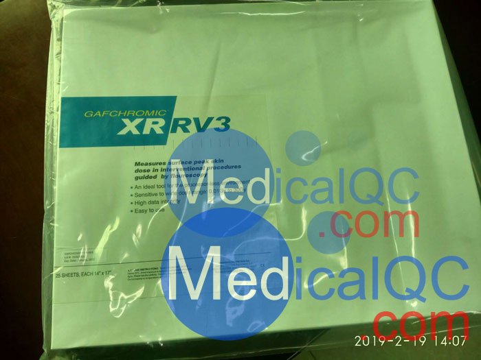 Gafchromic XR-RV3皮膚劑量QA免沖洗膠片，Gafchromic XR-RV3膠片