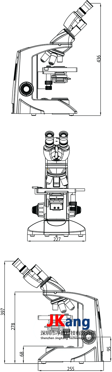 LABOMED Lx300生物顯微鏡，LABOMED顯微鏡Lx300結(jié)構(gòu)圖