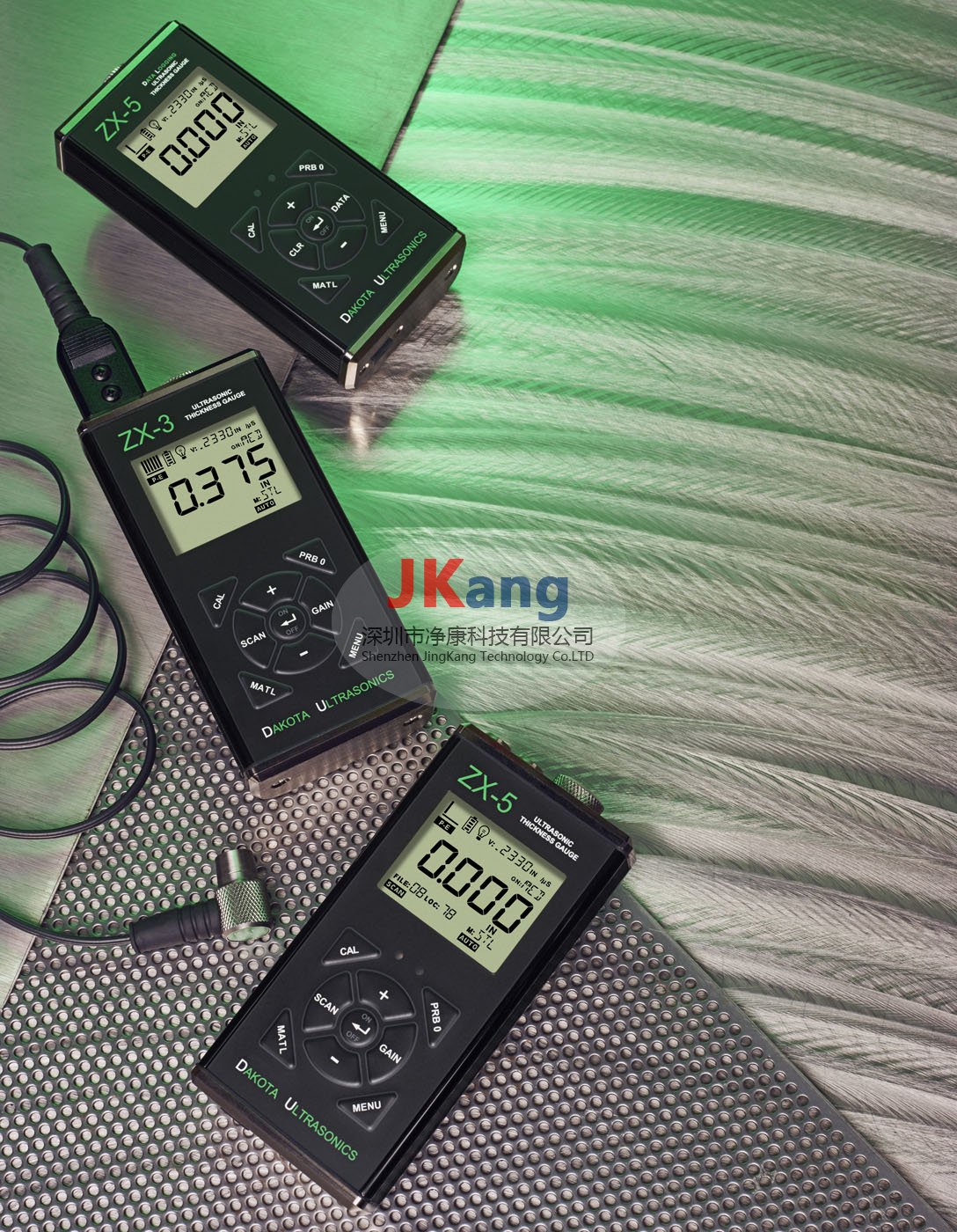 美國(guó)Dakota Ultrasonics ZX-3超聲波測(cè)厚儀,ZX-3測(cè)厚儀