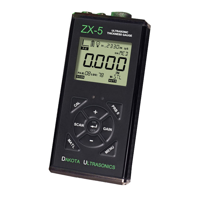 美國(guó)Dakota Ultrasonics ZX-5超聲波測(cè)厚儀,ZX-5測(cè)厚儀