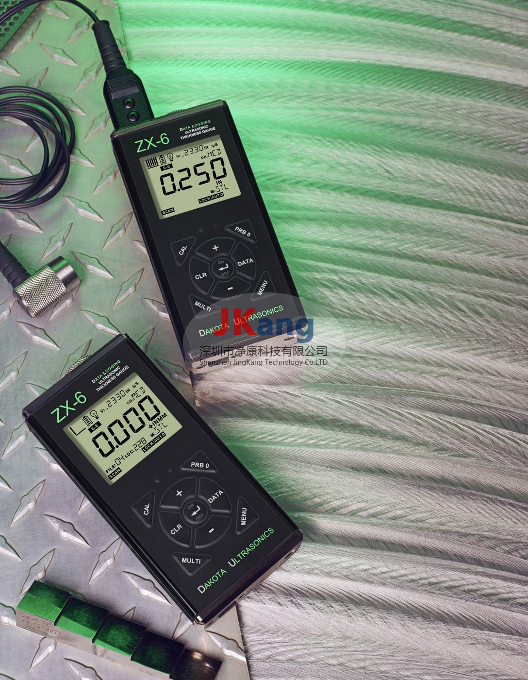 美國DAKOTA ULTRASONICS ZX-6 DL超聲波測厚儀,ZX-6 DL測厚儀,ZX-6 DL厚度測量儀