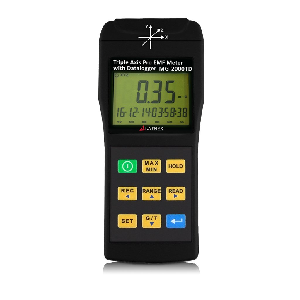Latnex MG-2000TD三軸Pro EMF測(cè)量?jī)x,MG-2000TD低頻ELF輻射檢測(cè)儀