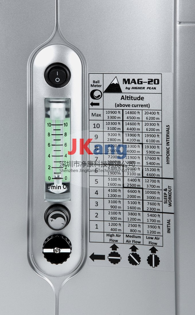 MAG-20高原低氧發(fā)生器，HigherPeak MAG-20海拔模擬器