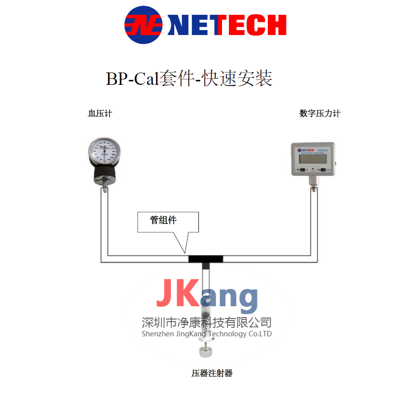 美國Netech BPC血壓計校準套件,DigiMano BP血壓校準器