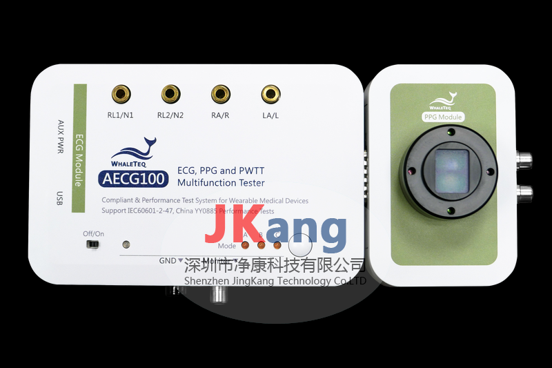 WhaleTeq AECG100脈搏血氧心電測試儀,ECG PPG性能測試儀