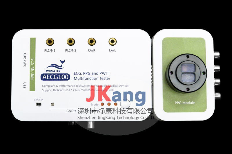 WhaleTeq AECG100脈搏血氧心電測試儀,ECG PPG性能測試儀