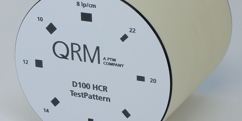 QRM D100 HCR TestPattern 高對比度分辨率仿真模體,D100 HCR分辨率模體